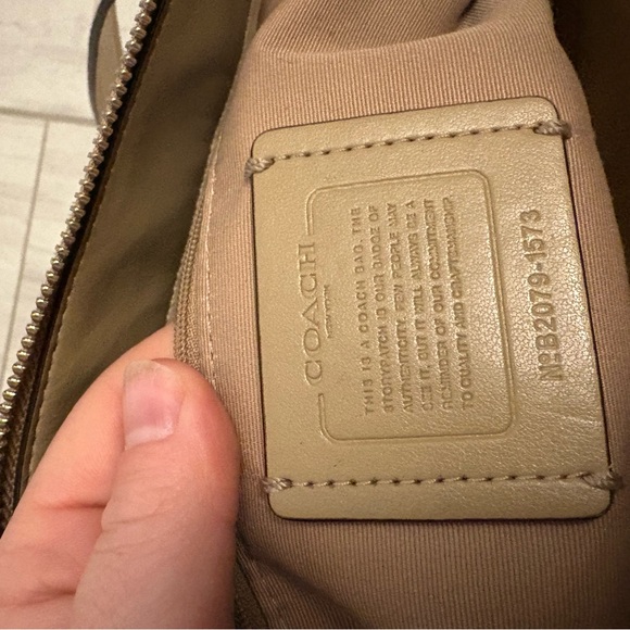 Coach Beige Leather May Tote bag #1573 - Picture 5 of 15